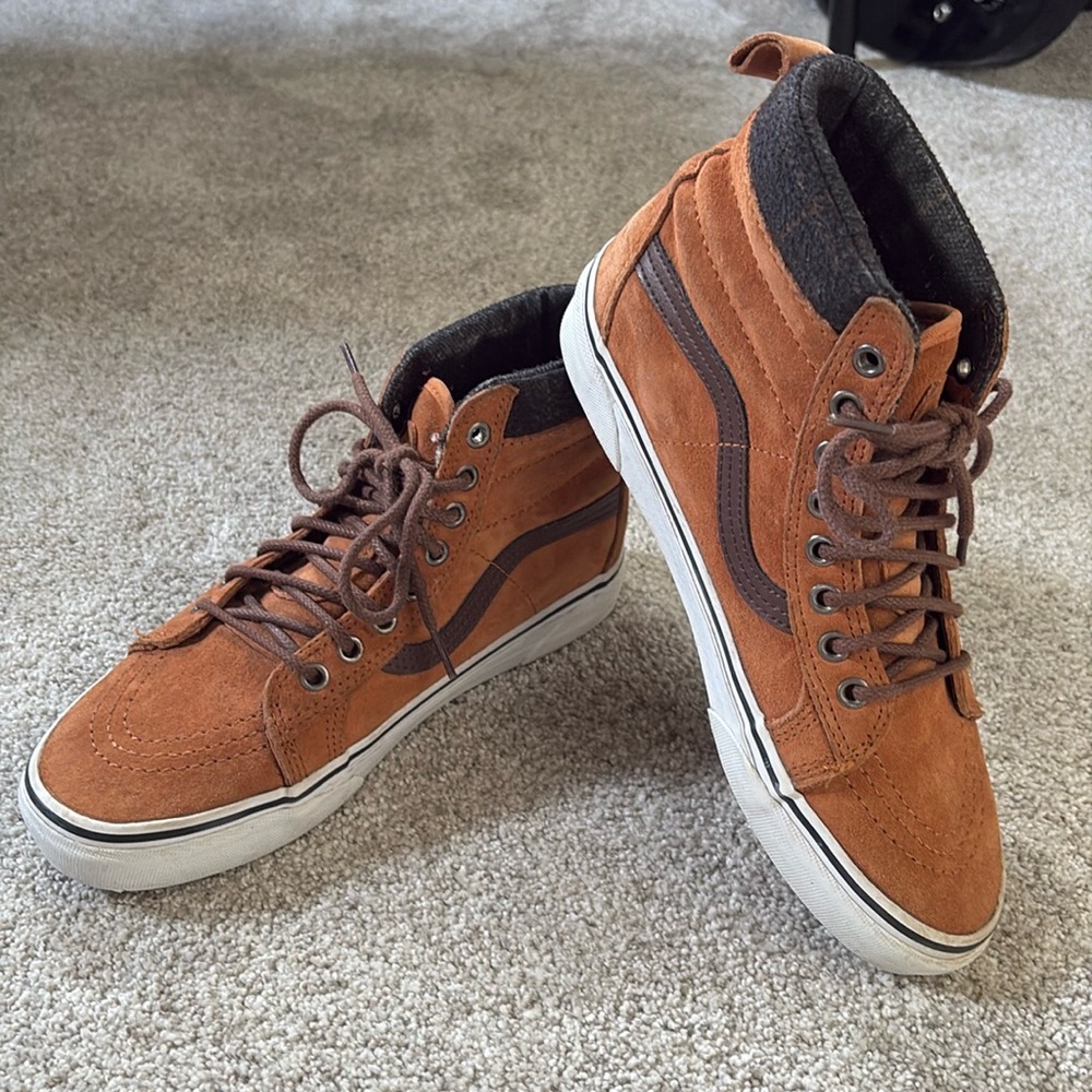 VANS sk8-hi MTE all weather Scotchguard brown Plaid